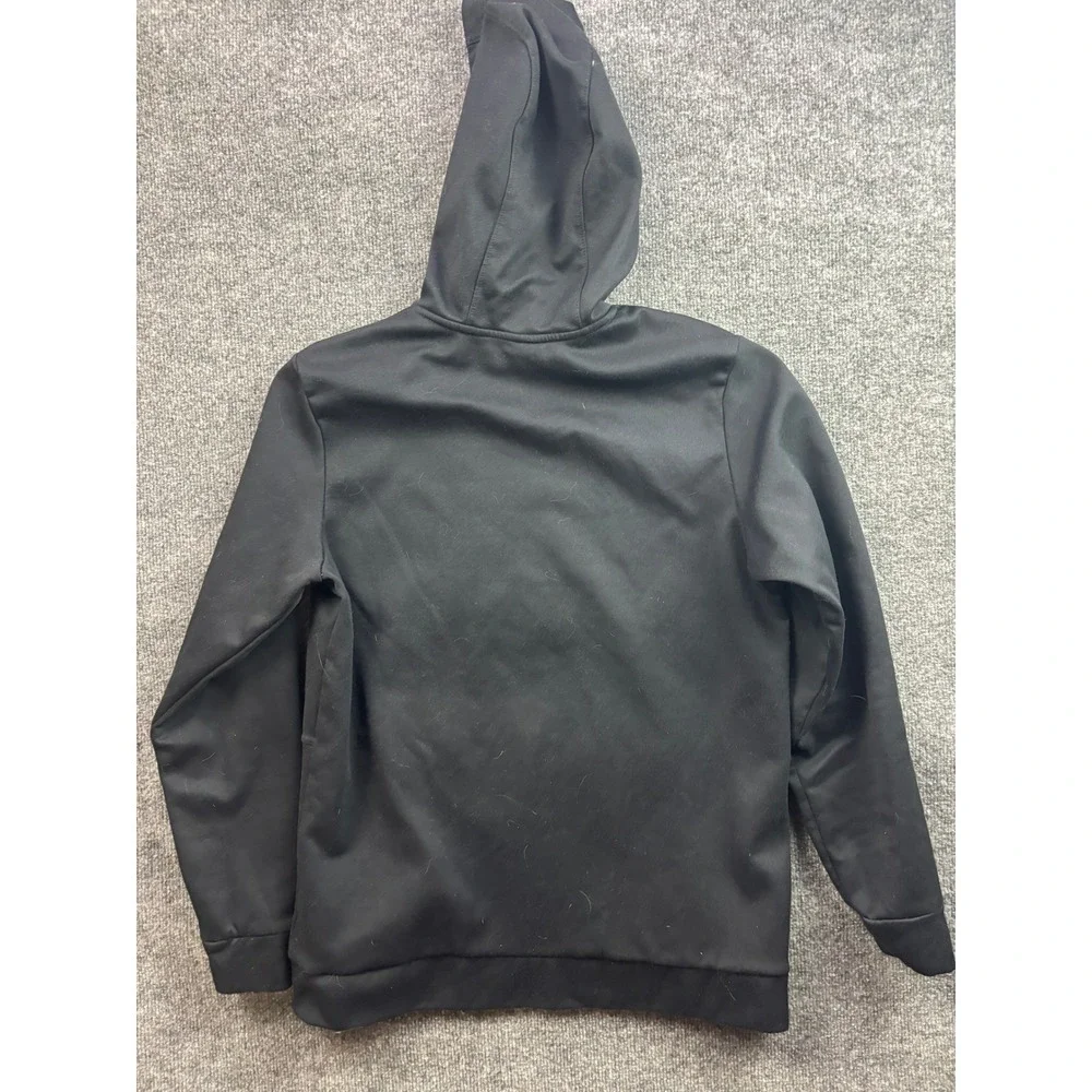 Nike Hoodie Mens Medium Black Dri-FIT Pullover Sweatshirt Activewear 67238